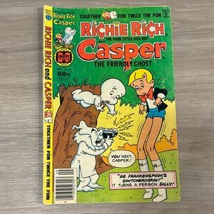 Vintage 1982 Richie Rich and Casper Comic Book